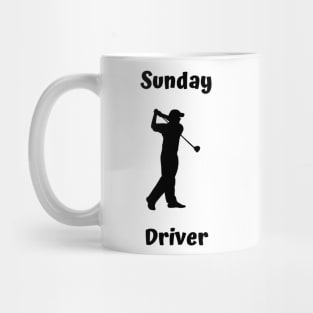 Sunday Driver Golf Design Mug